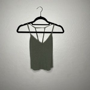 Green tank top
